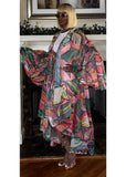 Classy Multicolor Ballon Sleeve Kimono